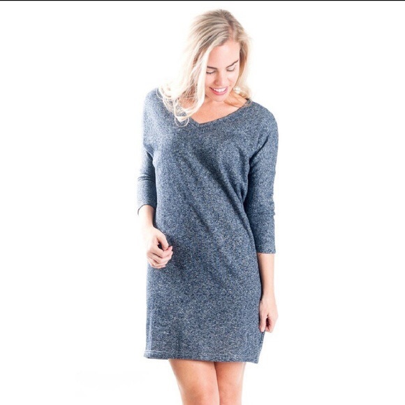 All For Color Dresses & Skirts - 10/25🦋All For Color Navy Jessie Slouch Dress - XS